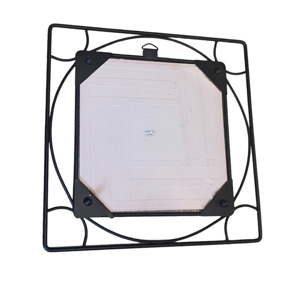 Susan Winget Trivet - Black Metal Frame - Vintage Home - Picture 6 of 11